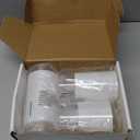 Homemory Realistic Flickering Battery Operated Candles, LED Fake Electric Candle with Remote Control and Timer, Flameless Candles for Home, Christmas Decoration, White, Set of 3 (D3"xH4"5"6")