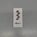 ohora Semi Cured Gel Nail Strips (N Brick) - Brown, Solid, Works with Any UV/LED Lamps, Salon-Quality, Long Lasting, Easy to Apply & Remove - Includes 2 Prep Pads, Nail File & Wooden Stick