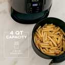 Ninja Air Fryer | 4 QT Capacity | 4-in-1 Roast, Crisp, Roast, Reheats, & Dehydrates | Dishwasher Safe Parts | 105F-400F | Includes 20 Easy & Healthy Recipes | 1550 watt | Grey | AF101