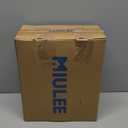 MIULEE Velvet Curtains 84 inches 2 Panels - Luxury Blackout Curtains for Bedroom Living Room Thermal Insulated Super Soft Window Drapes Rod Pocket & Back Tab, Olive Green, W52 x L84 inches