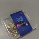 UNICRAFTALE About 40 Pcs Real 18K Gold Plated Hollow Heart Linking Rings Valentine's Day Stainless Steel Heart Frame Charms Love Links Connectors Metal Linking Rings for DIY Jewelry Making (10.5mm Long)