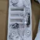 OGONBRICK Shower Door Frameless 56-60 in. W x 75 in. H Sliding Shower Glass Doors for Bathroom 1/4 inch Tempered Clear Glass Door for Walk-in Shower Matte Black Hardwares