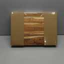 3 Pack Teak Wood Cutting Board Set for Kitchen Charcuterie Board Serving Heavy Duty Non Toxic Slip Over Sink Solid Thick Haus Wooden Chopping Board Large Big Small Meat Best Kitchen Essential Gift (Multi-Size Set | 3 Pack with Holder)