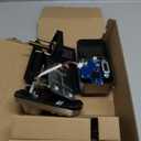 Veise Fingerprint Door Lock with 2 Lever Handles - Keyless Entry Door Lock, Electronic Keypad Deadbolt, Digital Smart Code & Front Handle Sets, Auto-Locking, Easy Installation, Satin Nickel