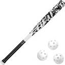 Ortiz34 Bat & Ball Set - Graffiti Plastic Bat & Ball Homerun Set- David Ortiz Backyard Baseball Set for Youth, Kids, Teenagers, Adults (Bat & Ball Set, Blue), One Size