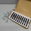 khtumeware 10 Pack 3 Inch Black Cabinet Pulls and Drawer Handles - Matte Black, Stylish Hardware for Cabinets and Cupboards (3"/76MM Hole Center)