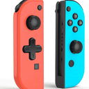 Switch Controller for Nintendo Switch, Switch Remote Joy Pad supports Dual Vibration/Motion Control/Screenshot/Wake-up (Red and Blue)