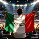 7Pcs Soccer Cup Fan Set, Soccer Theme Accessories Kit with Flags, Clappers, Shawl, Cap and Horn, Gifts for Football Lovers and Mexico Supporters