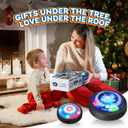 Nazano 3-in-1 Hover Soccer Ball, Kids Toddler Hockey Set with LED Lights,Indoor Outdoor Toys for Kids, Soccer Gift for Boys 6-8 8-12, Birthday,Kids, Boys Girls Age 6, 7, 8, 9, 10, 11, 12