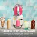 Ninja SLUSHi XL Smart Frozen Drink Maker & Slushi Machine | With SlushAssist Technology |128 oz. Capacity | Sodas, Margaritas, Frappes, Milkshakes & More | Crema | FS601BR