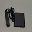 3FT Ultra Flat Plug Extension Cord Power Strip with 3 Outlets, Patented Detachable Ultra-Thin Outlet Cover Concealer & Ultra-Flat Plug, Max. 13A 125V 1625W ETL Listed, Black Color