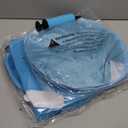 Baby Pool Float with Canopy UPF50+ Sun Protection, Inflatable Kids Pool Floats with Toy Play Console for Baby 6-36 Months, Infant Swimming Float with Adjustable Safety Seat for Boys Girls (Blue)