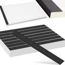 Estunet 1000 Pcs Black Blueprint Binding Strips Blank Binding Strips for Blueprint Construction Paper Poster Plans Drawings Arts (3" X 24")