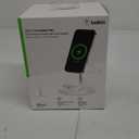 Belkin MagSafe 2-in-1 Wireless Charging Stand for Apple iPhone 16, iPhone 15, iPhone 14, & iPhone 13 Series & AirPods - MagSafe Fast Charging Station for Multiple Devices - White