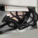 Gaiatop Mini Space Heater, Lightweight PTC Ceramic Fast Heating 500W Energy Efficient for Indoor Use, Overheating & 45 Tip-Over Protection, Portable Desk Electric Heaters for Office Home Black