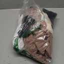 Ficerd 4 Pack Women's Maternity Shirts Cotton Long Sleeve Ribbed Crew Neck Pregnancy Tops Side Ruched Casual Mama Clothes (X-Large, Black, White, Light Coffee, Apricot)