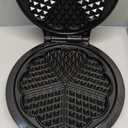 Mueller Heart 5 Waffle Maker, Waffle Iron, Adjustable Browning Control & Nonstick, Cool Touch Handle, Easy to Clean, Small Kitchen Appliances