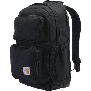 Carhartt 28L Dual-Compartment Backpack, Durable Pack with Laptop Sleeve and Duravax Abrasion Resistant Base, Black