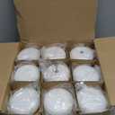 Tuyai (Set of 36) Floating Candles, 3 inch White Dripless Wax Burning Candles, for Weddings, Party, Special Occasions and Home Decorations