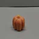 Big Dipper Wax Works Beeswax Pumpkin Candle  Medium (3"  3.25") Light Orange | Handcrafted 100% Pure Beeswax, 35-Hour Burn | Unscented Fall Dcor & Halloween Centerpiece