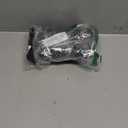 Saodimallsu Womens One Piece Swimsuit Vintage Ribbed Slimming High Cut Color Block Button Square Neck Bathing Suit (Small, Black)