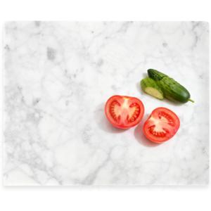 Large Italian Carrara White Marble Cutting Board for Kitchen 16x20 Inch - Stone Granite Cutting BoardMulti-Functional Marble Pastry Board for Cheese, Charcuterie - Wedding Gift, Housewarming