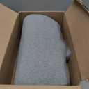 C CUSHION LAB Ergonomic Foot Rest for Under Desk - Patented Massage Ridge Design Memory Foam Foot Stool Pillow for Work, Home, Gaming, Computer, Office Chair - Footrest for Back & Hip Pain Relief (Grey)