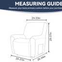 Cupuamon Recliner Chair Covers,Lazy Boy Recliner Covers Stretch Reclining Covers 1 Piece Furniture Protector with Elastic Bottom for Dog,Kids-Navy