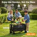 Golabs WA1 Collapsible Folding Wagon Cart, Max 220lb Load, Expands to 100L