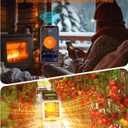 Kiroto 1500w Greenhouse Heater,with APP Remote Control, Portable Outdoor Winter Heater With Thermostat For Plants Vegetables Flowers,Smart Electric Safe Heater for Green house,Grow Tents,Garage