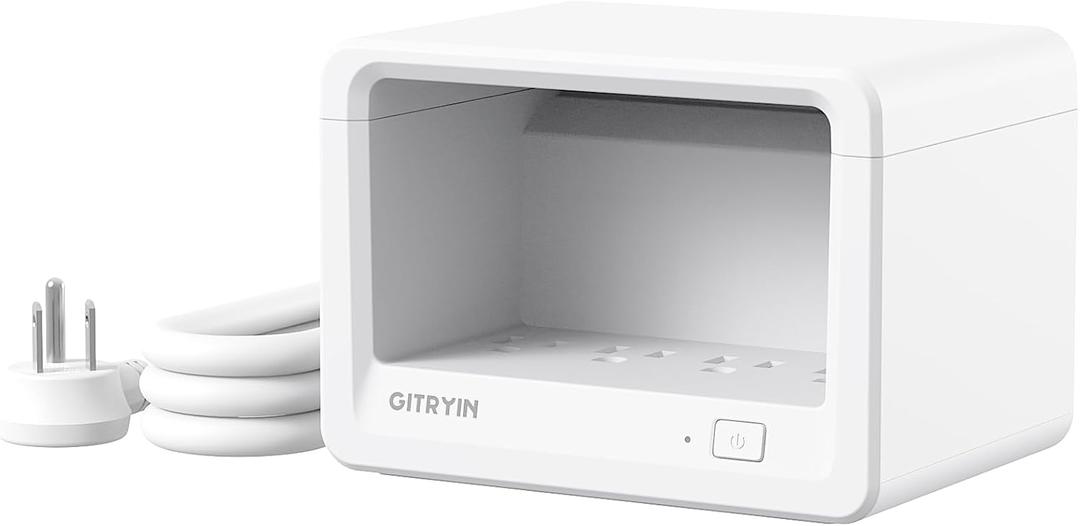 Gitryin 8-in-1 Power Strip with Multiple Outlets,1020J Desktop Charging Station with 8 AC for Home Office, 3.28ft Heavy Duty Extension Cord with Flat Plug, White, 4 Packs