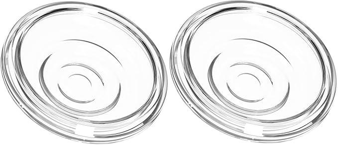 2PCS Wearable Pump Liquid Silicone Replacement Accessory Large Comfortable Flange Inserts for Breast Pump S9 S10 S12 Kmaier Luxlady (24mm)