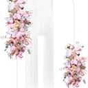 Putros Metal Arch Backdrop Stand 7.2FT White Wedding Backdrop Stand Square Arch Frame for Birthday Party Bridal Baby Shower Ceremony Decoration