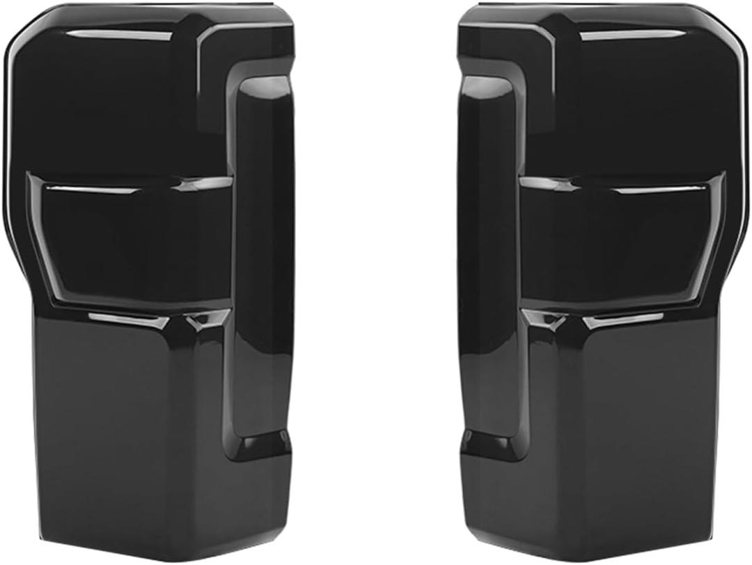 Linskip Tail Light Covers Compatible with Ford F250/F350/F450/F550 2023-2026+, Tail Lamp Guard Trim Bezels Decoration Accessories, Exterior Accessories(Smoke Dark)