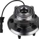 KUSATEC 512440 Rear Wheel Bearing and Hub Assembly Compatible with Chevrolet Equinox, GMC Terrain, 2010-2017, 5 Lug w/ABS