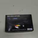 VHS to Digital Converter -1080p USB 2.0 Capture Card- Convert VHS, Mini DV, Hi8, DVD & VCR to Digital for Mac/Windows