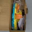 Potaroma Dog Puzzle Toy 2 Levels, Slow Feeder, Pup Food Treat Feeding Dispenser for IQ Training and Entertainment for All Breeds 4.2 Inch Height (Yellow Blue)