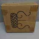 OwnMy Metal Round Plant Stand Rustproof Iron Flower Pot Holder, Indoor Outdoor Plant Stand Heavy Duty for Home, Garden, Patio, Modern Plant Stands Display Potted Rack (White)