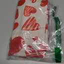 Valentines Day Pillow Covers 18x18 Set of 2 Red Heart Throw Pillow Covers Love Pillowcase Linen Decoration Farmhouse Holiday Cozy Soft Cushion Case Couch for Indoor Outdoor Home Decor