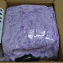 Large Bean Bag Cover for Stuffed Animals Machine Washable, Gaming Bean Bag Chairs for Adults Teens Girls, Lovely Cute Bean Bag Storage Stuffed Animal, 7FT, Purple