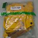 Dog Raincoat, Waterproof Dog Rain Jacket with Hood, Rain Coat with Leash Hole, Reflective Strap for Small Medium Dogs, Outdoor Adventures/Walking Lightweight Puppy (Yellow