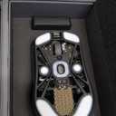 Lamzu Maya X Wireless Gaming Mouse, Ultra Lightweight 47g, Optical Switch, Maximum 30000 DPI, Symmetrical, MCU Nordic 52840, Dust-Proof Encoder, PAW3950 Sensor(Larger Maya) (Black)