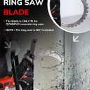16in Concrete Circular Saw Blade, Ring-Shaped Concrete Cutting Machine Accessory, Suitable for Wood, Bricks, Aluminum, and Reinforcing Bars