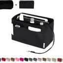 ZTUJO Purse Organizer Insert, Felt Bag Organizer with Metal Zipper, Handbag & Tote Shaper, For Speedy Neverfull Tote, 7 Sizes