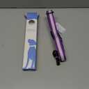 VIZPET LED Dog Collar, Light Up Dog Collar Adjustable USB Rechargeable Super Bright Safety Light Glowing Collars for Dogs (Purple, Large 18.89-23.62 inch/48-60cm]