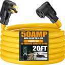 20FT EV Charger Adapter Cord Compatible with NEMA 10-50P to 14-50R, 50 Amp Stove Range to EV for Level 2 Charging, Only for 3 Prong Older Stove Range Outlet, STW 8 AWG/3C, ETL Listed