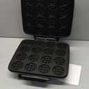 16 PCS Mini Waffle Maker Machine, Nonstick Waffles Iron Quick Heat-Up Surface, Simple & Easy Tiny Chaffle Baker for Home & Restaurants, Small Bites for Kids, Perfect for Breakfast, Desserts & Snacks