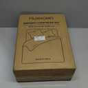 MUXHOMO Queen Comforter Set 7 Pieces, Sage Green Bed in a Bag Queen Reversible Botanical Flowers Design, Ultra Soft & Breathable Bedding Sets with Comforter, Sheets, Pillowcases & Shams