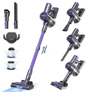 YOMA Cordless Vacuum Cleaner, 6-in-1 Rechargeable Stick Vacuum, 45mins Max Runtime, Lightweight Powerful Vacuum Cleaner for Home Hard Floor Pet Hair