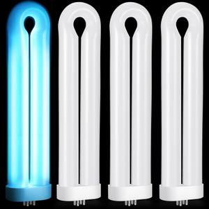 4 Pcs Bug Zapper Replacement Bulb 32W U Shaped Twin Tube Bulb Indoor Outdoor Bug Zapper Light with 4 Pin Base
